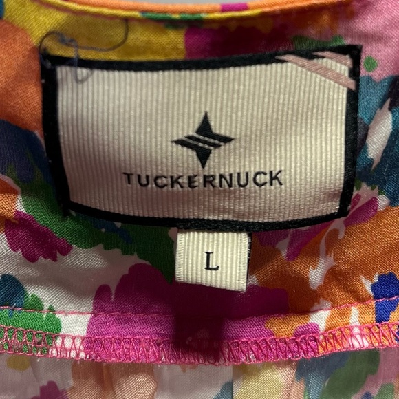 Tuckernuck Meade Abstract Floral Tank Maxi Dress Watercolor Sleeveless - Picture 6 of 8